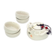 Подарунковий чайний набір керамічний білий у коробці PL-SET-GIFT-WHITE фото 1