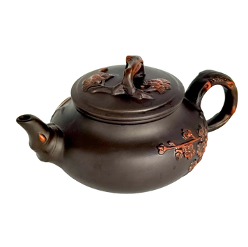 Чайник глиняний 450 мл 'Червоний листок' PL-TEAPOT-REDLEAF-450 фото