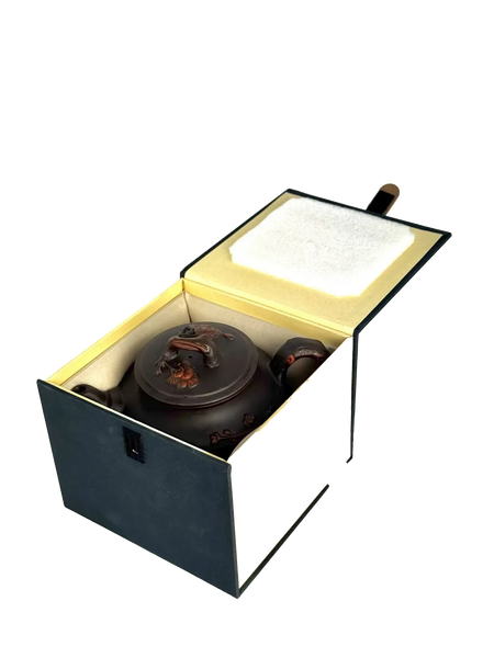 Чайник глиняний 450 мл 'Червоний листок' PL-TEAPOT-REDLEAF-450 фото