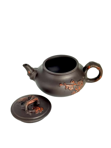 Чайник глиняний 450 мл 'Червоний листок' PL-TEAPOT-REDLEAF-450 фото