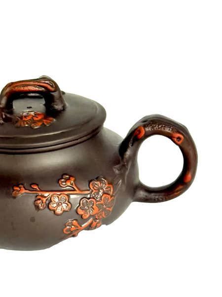 Чайник глиняний 450 мл 'Червоний листок' PL-TEAPOT-REDLEAF-450 фото