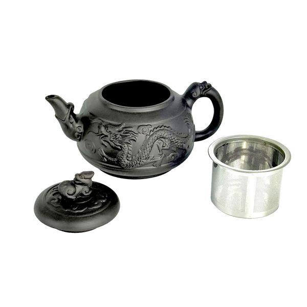 Чайник глиняний 'Шень-Лунь магічний дракон', темний, 550 мл PL-TEAPOT-SHENLUN-550 фото