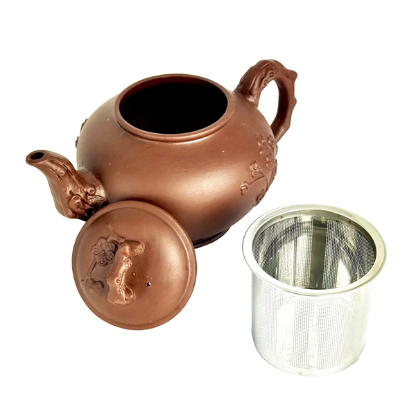 Чайник глиняний 'Мальва', світлий, 700 мл PL-TEAPOT-MALVA-700 фото
